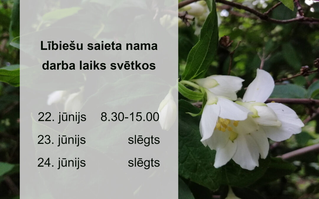 Darba laiks Jāņos