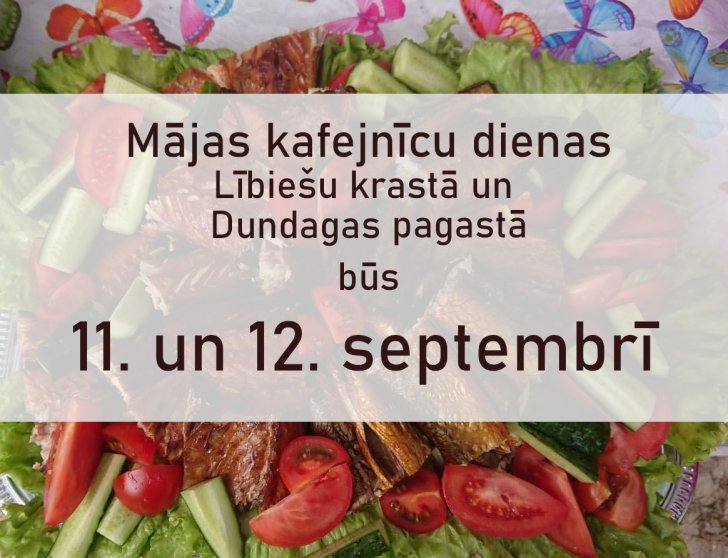 Mājas kafejnīcu dienām mainīts datums